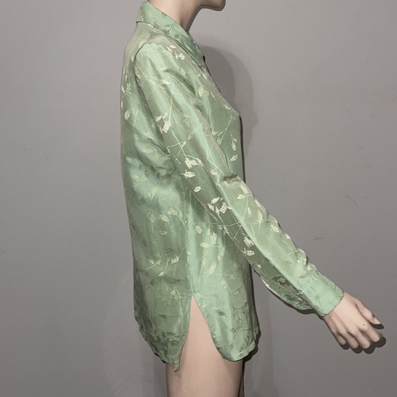 Bernard Zins Silk Linen Jacket Top 6 - Picture 6 of 12